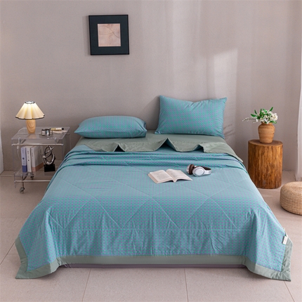 91家纺网 家纺一手货源 找家纺 （总）天瑜  2024全棉A类色织水洗棉夏被棉花芯纯棉夏凉被空调被