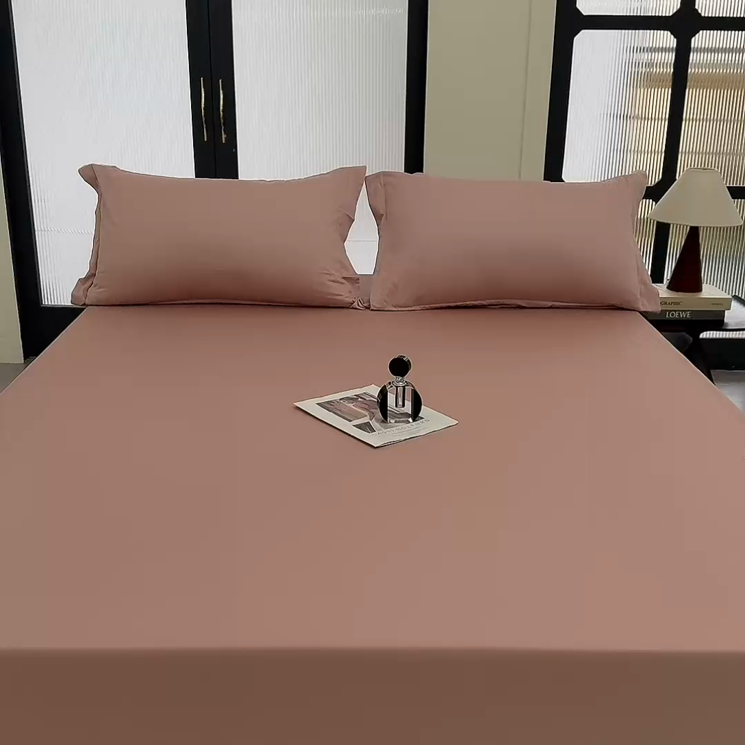 91家纺网 家纺一手货源 找家纺 秀色家纺 2024新品 A类100支双股长绒棉单品床笠 梦易-琳蕴储