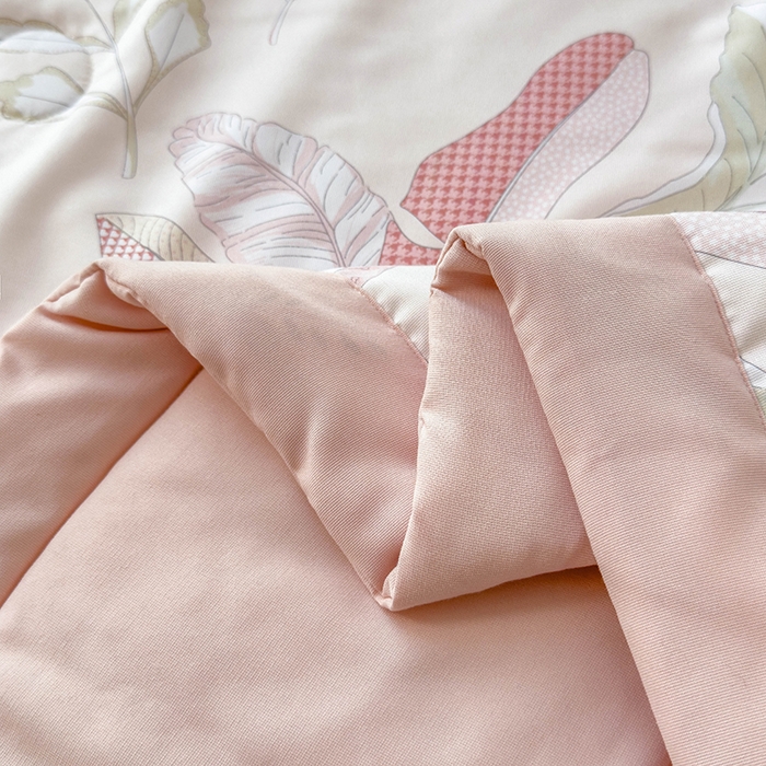 91家纺网 家纺一手货源 找家纺 宝士康家纺 2025新款10A抗菌针织夏被四件套 夜来香