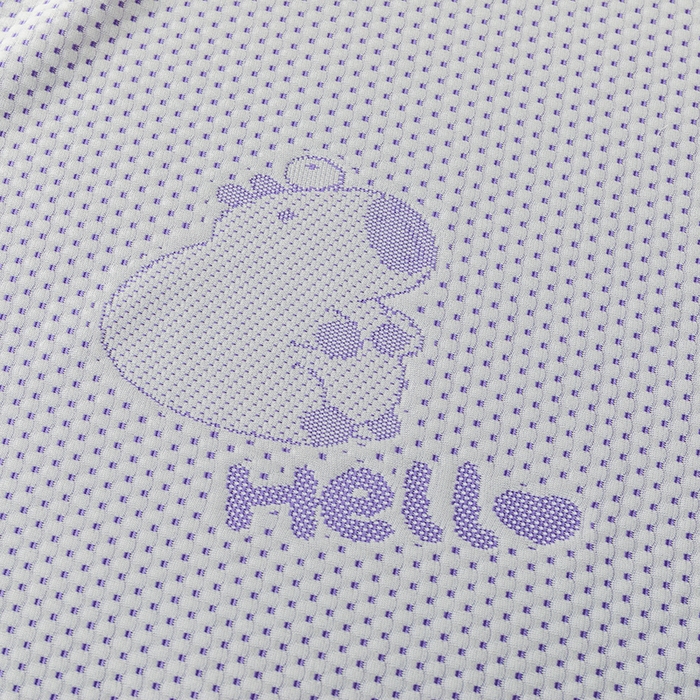 91家纺网 家纺一手货源 找家纺 梦尚舒 2025新款直播热款凉感针织提花盖毯子夏被贝壳边空调被 卡皮巴拉-紫