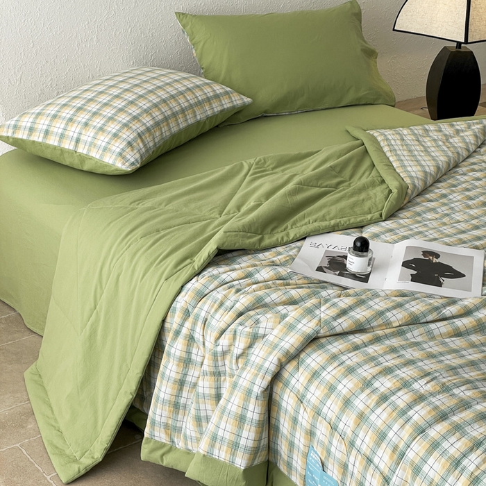 91家纺网 家纺一手货源 找家纺 （总）宝士康家纺 2025新款10A抗菌无印风夏被 被子被芯