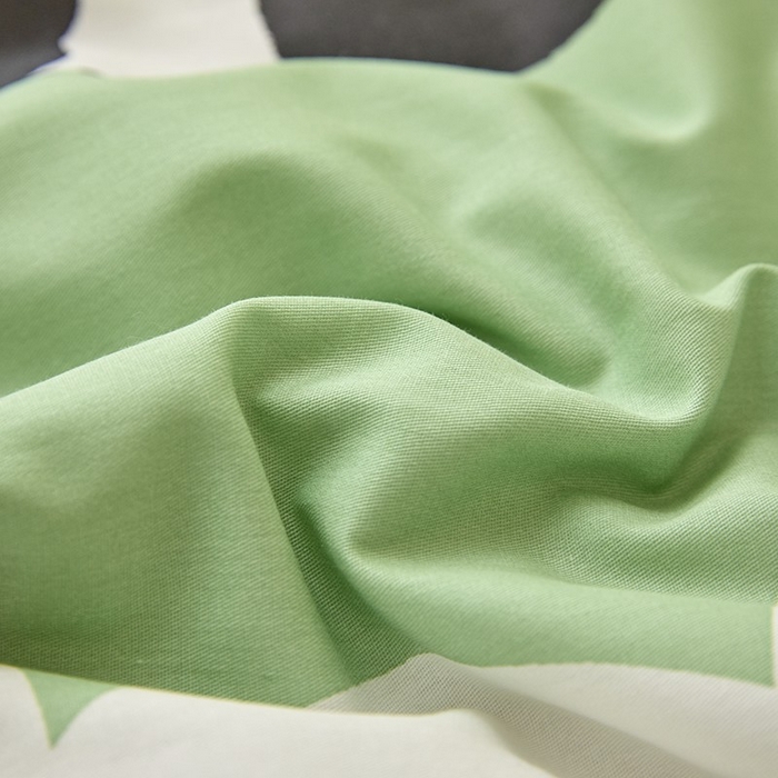 91家纺网 家纺一手货源 找家纺 宝士康家纺 2025新款10A抗菌全棉夏被四件套（床笠款） 森林熊猫