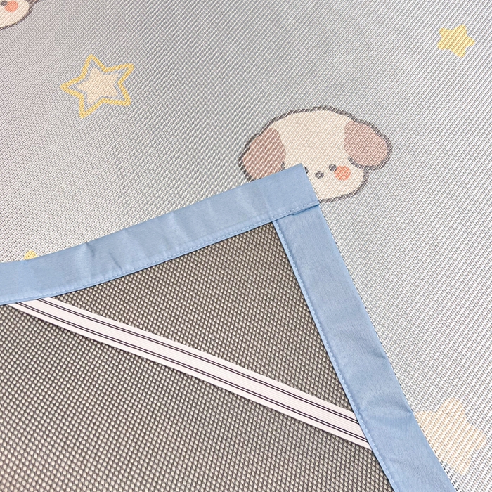 91家纺网 家纺一手货源 找家纺 慕尚家纺 2025新款数码印花床席床笠款冰藤席 床席款-酷奇