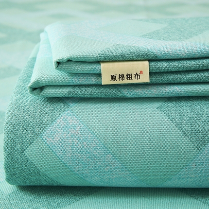 91家纺网 家纺一手货源 找家纺 爱彼家纺 2025新款古艺原棉老粗布床单凉席-系列一 布兰迪