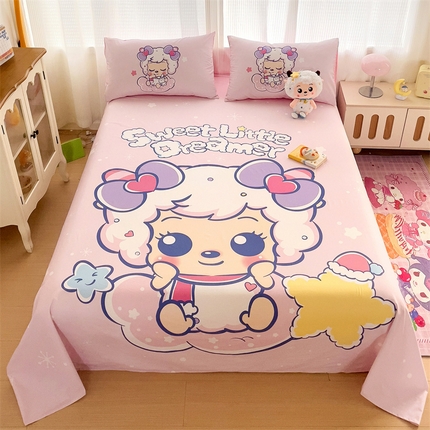 91家纺网 家纺一手货源 找家纺 （总）名兮2025新款大版经典奥特曼三丽鸥三件套全棉纯棉床单