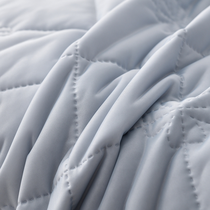 91家纺网 家纺一手货源 找家纺 眠多宝 2025新款冰激凌凉感丝纯色夏被被子被芯（跨境电商） 银灰色