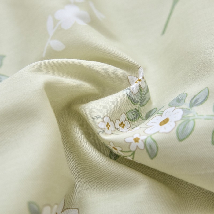 91家纺网 家纺一手货源 找家纺 宝士康家纺 2025新款10A抗菌全棉夏被四件套（床笠款） 茶艺