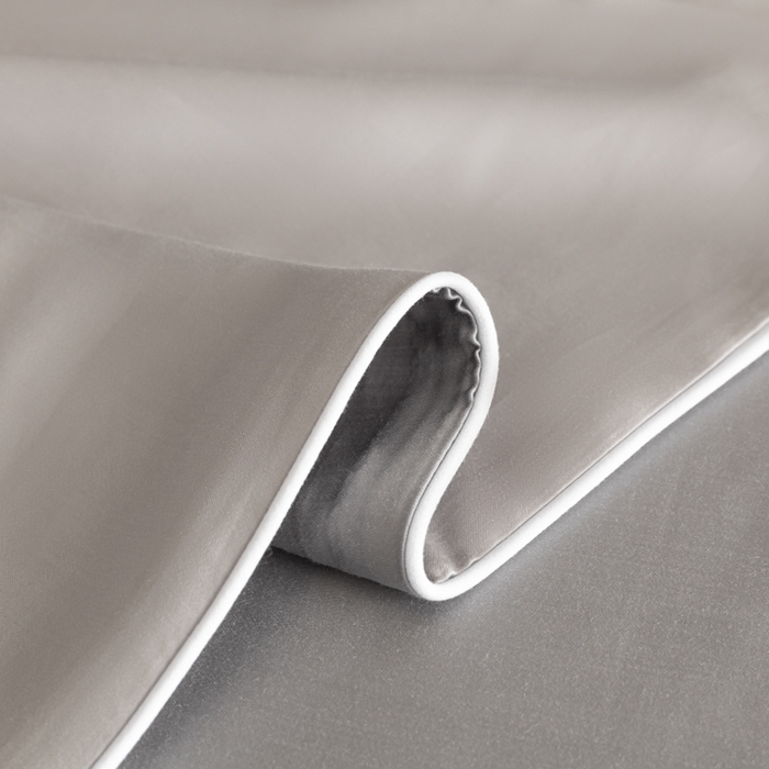 91家纺网 家纺一手货源 找家纺 爱彼家纺 2025新款麻绳款水洗冰丝四件套 麻绳款-雾霾高级灰