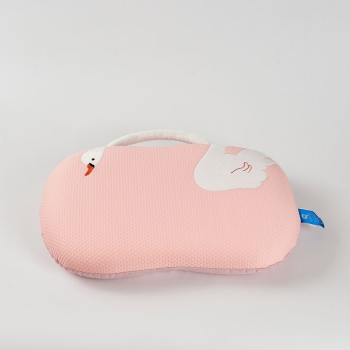 91家纺网 家纺一手货源 找家纺 芯链 2025新款凉感豆猫肚枕记忆枕枕头枕芯-天鹅款 天鹅款-绿