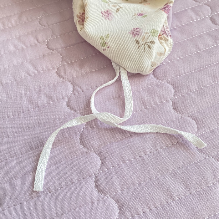 91家纺网 家纺一手货源 找家纺 2025新款针织双层纱夏被床盖四件套单夏被单床盖单品 紫色依恋