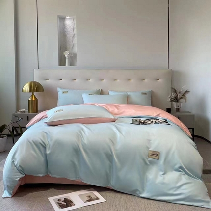 91家纺网 家纺一手货源 找家纺 大麦乐田 2025新款四件套爱情海