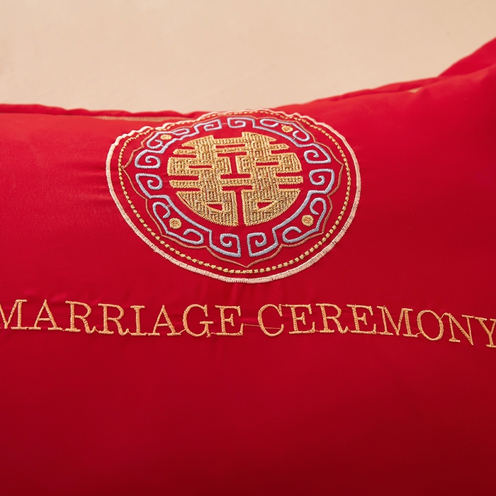 91家纺网 家纺一手货源 找家纺 三盛源 2025新款不起球高支高密不掉色长枕套 长枕套-云彩美满