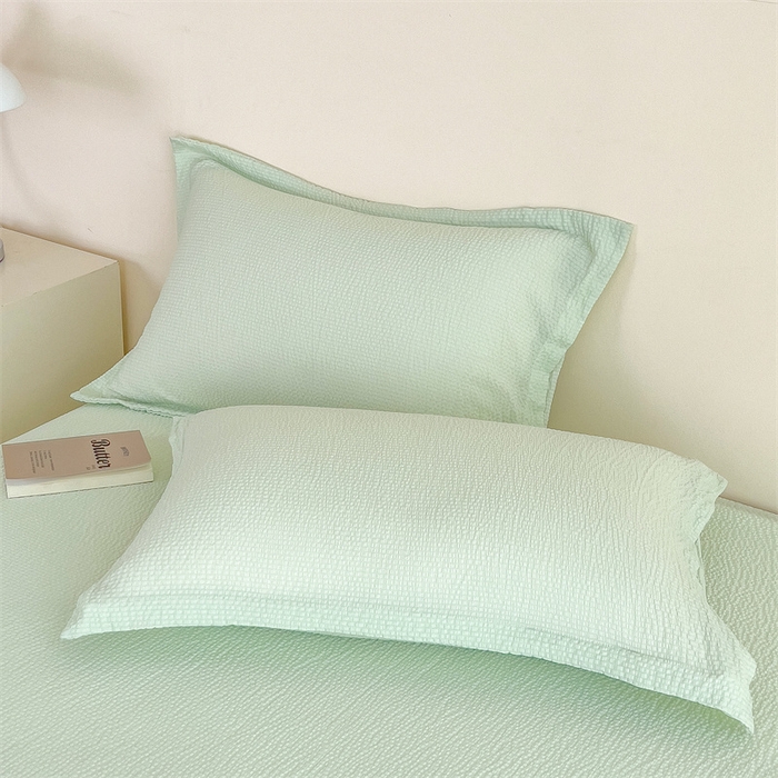 91家纺网 家纺一手货源 找家纺 宝士康家纺 2025新款10A抗菌泡泡棉大豆夏被 被子被芯 绿色