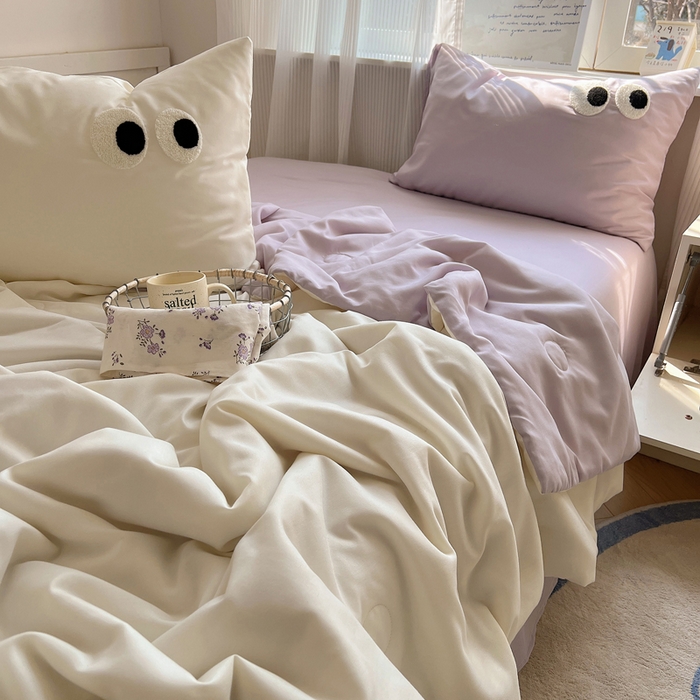 91家纺网 家纺一手货源 找家纺 （总）慕尚家纺 2025新款大眼萌仔夏被