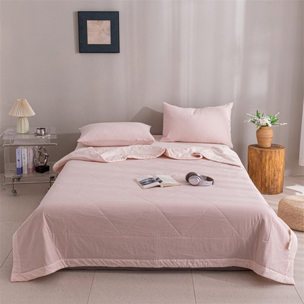 91家纺网 家纺一手货源 找家纺 （总）天瑜  2024全棉A类色织水洗棉夏被棉花芯纯棉夏凉被空调被