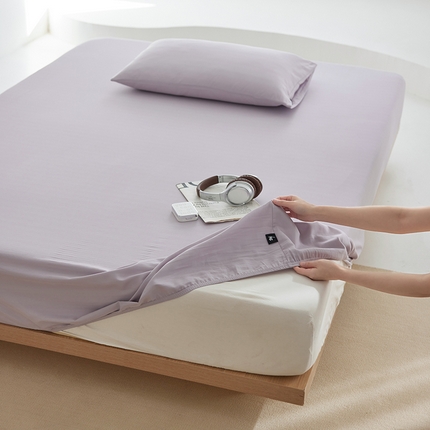 91家纺网 家纺一手货源 找家纺 （总）2025新款A类40S全棉糯感大雁纹提花单品床笠