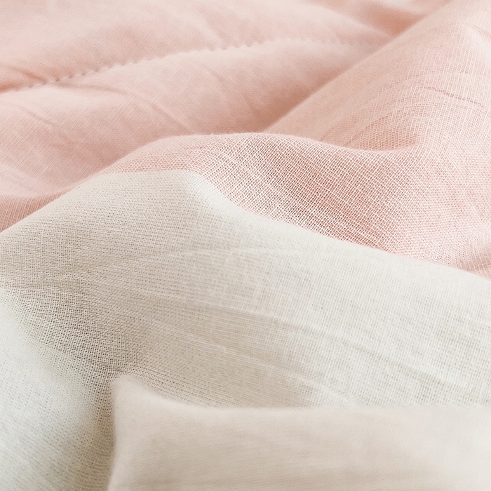 91家纺网 家纺一手货源 找家纺 宝士康家纺 2025新款10A抗菌无印风夏被 被子被芯 桃玉粉