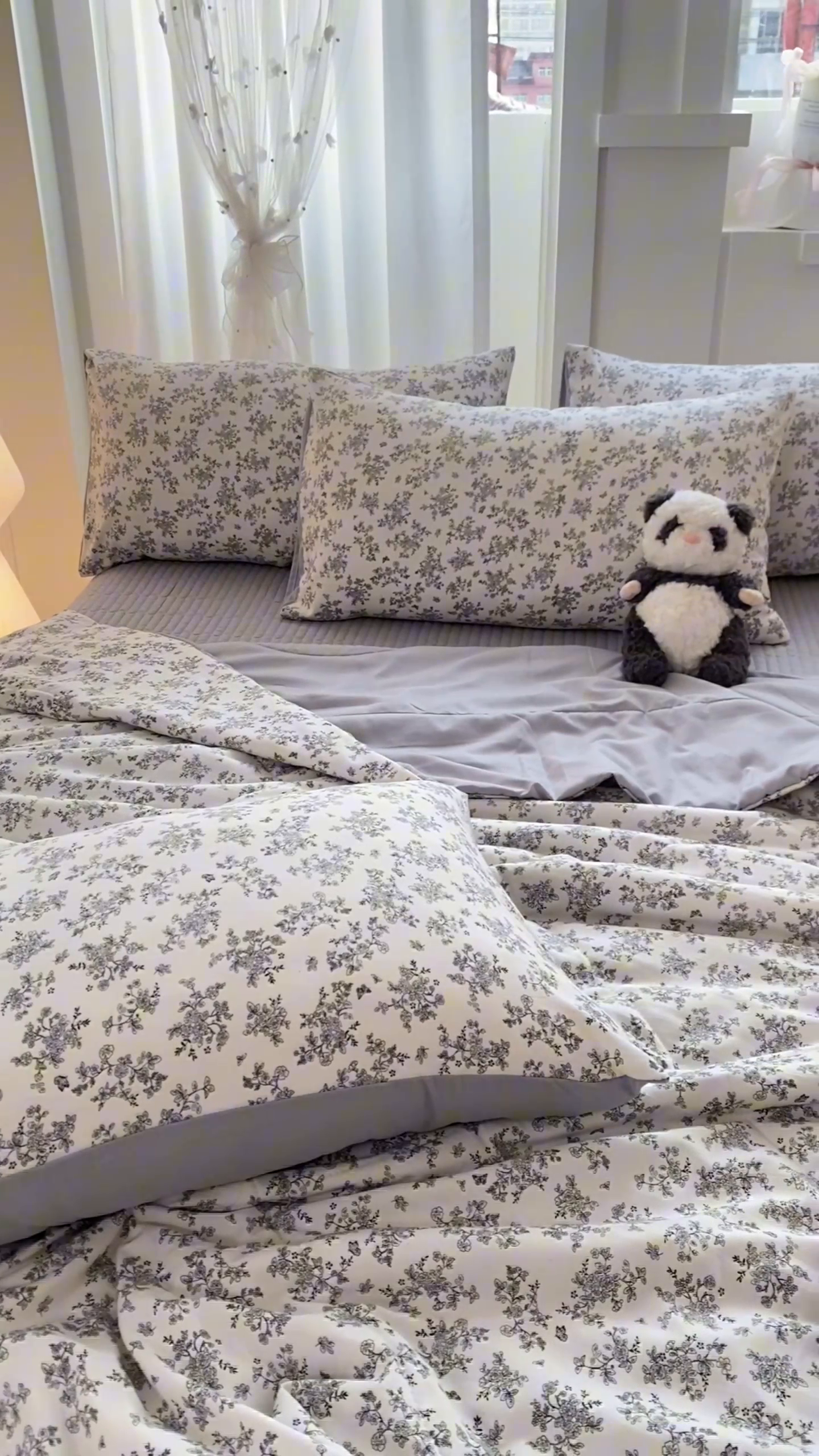 91家纺网 家纺一手货源 找家纺 2025新款针织双层纱夏被床盖四件套单夏被单床盖单品 雾里看花