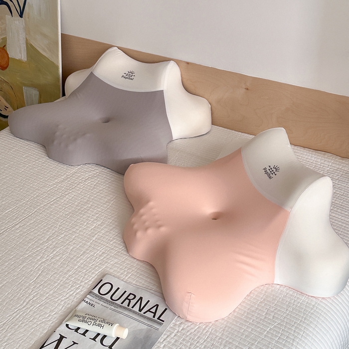 91家纺网 家纺一手货源 找家纺 伟邦枕芯 2025新款躺倒多功能记忆枕头枕芯 粉色45*63cm/只