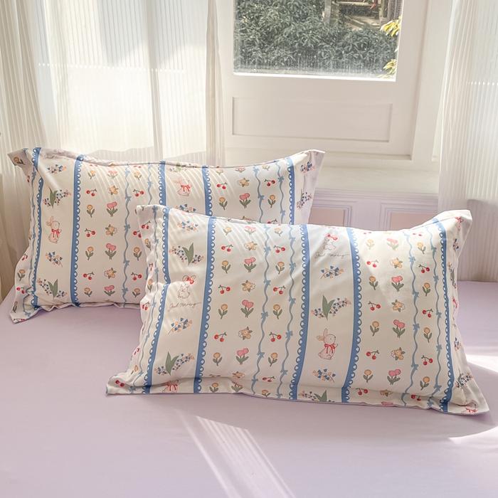 91家纺网 家纺一手货源 找家纺 宝士康家纺 2025新款水洗棉超声波压花夏被 被子被芯 甜心花园