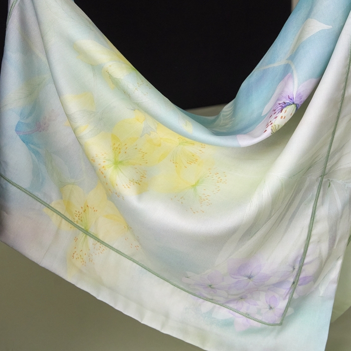 91家纺网 家纺一手货源 找家纺 金奇达家纺 2025新款竹玉清丝四件套-雅韵【标准号全网控价（折后券后）不低于元228元】 空谷-柳绿