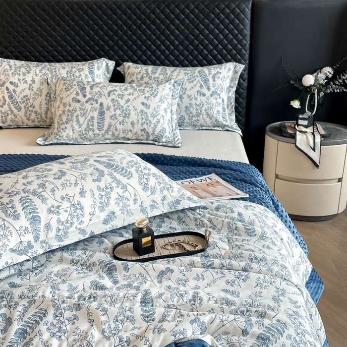 91家纺网 家纺一手货源 找家纺 （总）宝士康家纺 2025新款10A抗菌双层纱豆豆绒夏被