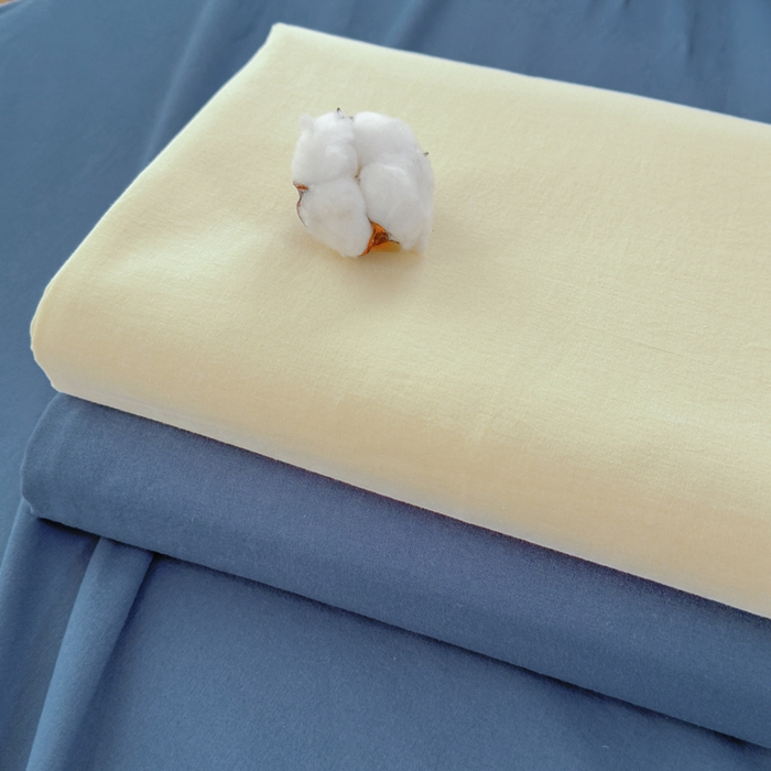 91家纺网 家纺一手货源 找家纺 2025新款全棉A类简约素色水洗棉纯棉单床笠 宝石蓝