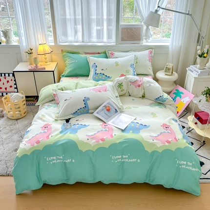 91家纺网 家纺一手货源 找家纺 （总）红粉佳人家纺 2025新款12868纯棉系列全棉四件套