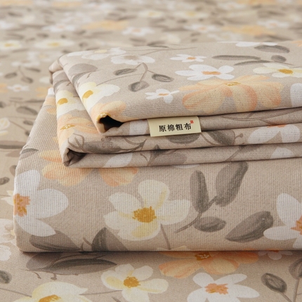 爱彼家纺 2025春夏新款古艺原棉老粗布床单凉席-系列二（提供买家秀） 春日奇迹