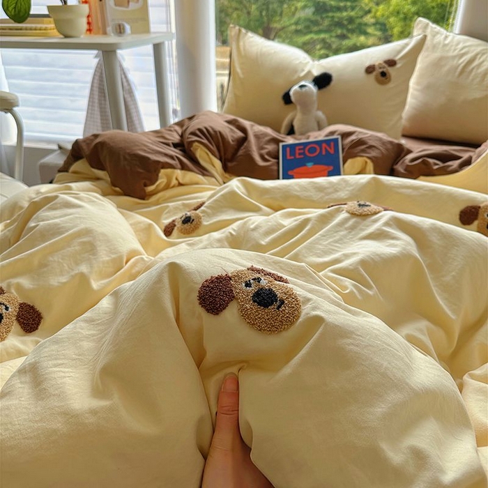 91家纺网 家纺一手货源 找家纺 （总）耀达家居 2025新款A类水洗棉毛巾绣四件套