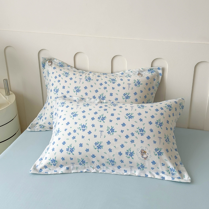 91家纺网 家纺一手货源 找家纺 宝士康家纺 2025新款10A抗菌针织夏被四件套 兰朵朵