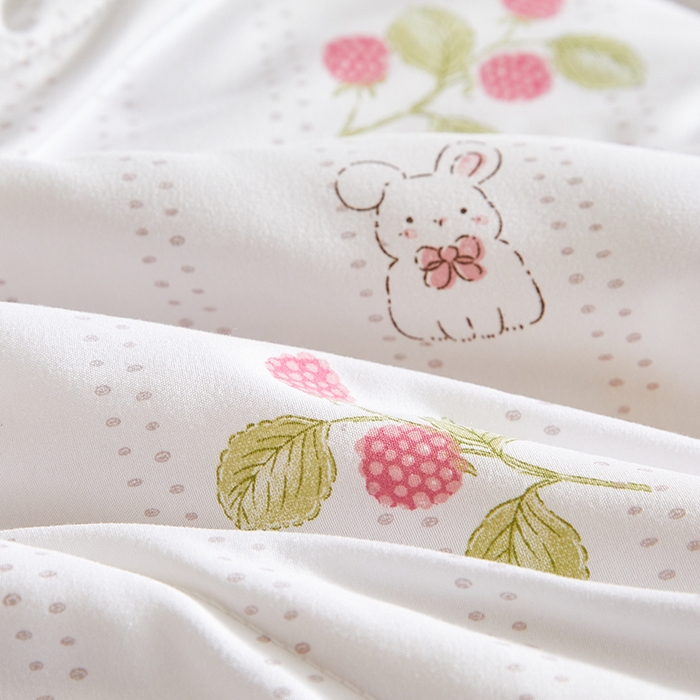 91家纺网 家纺一手货源 找家纺 海洋家纺 2025款水洗棉纯棉花夏凉被全棉花印花夏被空调被薄被子 盛夏果实