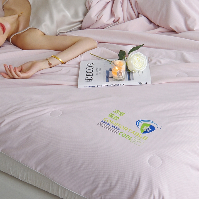 91家纺网 家纺一手货源 找家纺 （总）梦恬佳 2025新款凉感驱蚊夏凉被