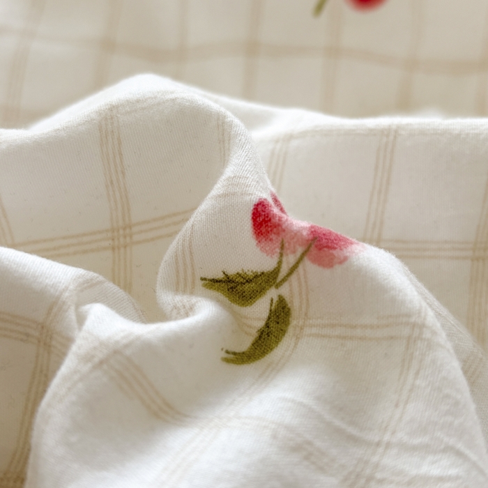 91家纺网 家纺一手货源 找家纺 （总）老K (原美阁） 2025新款法式黑边夏被四件套赫本风空调被四件套