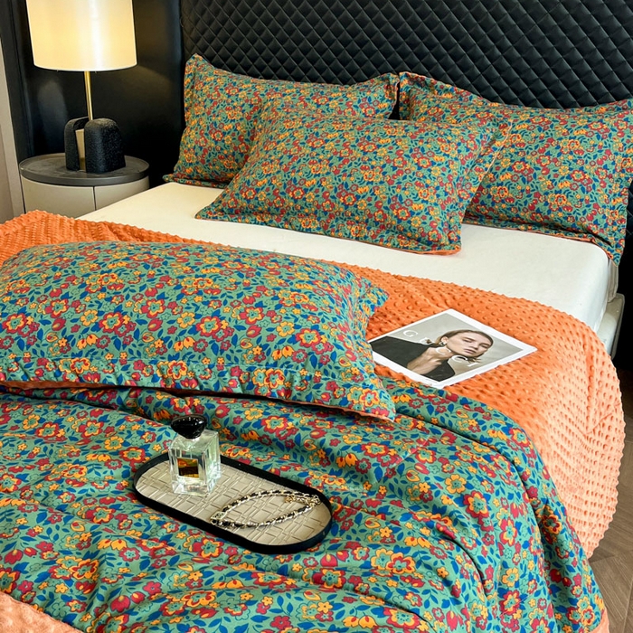 91家纺网 家纺一手货源 找家纺 宝士康家纺 2025新款10A抗菌双层纱豆豆绒夏被 艾维