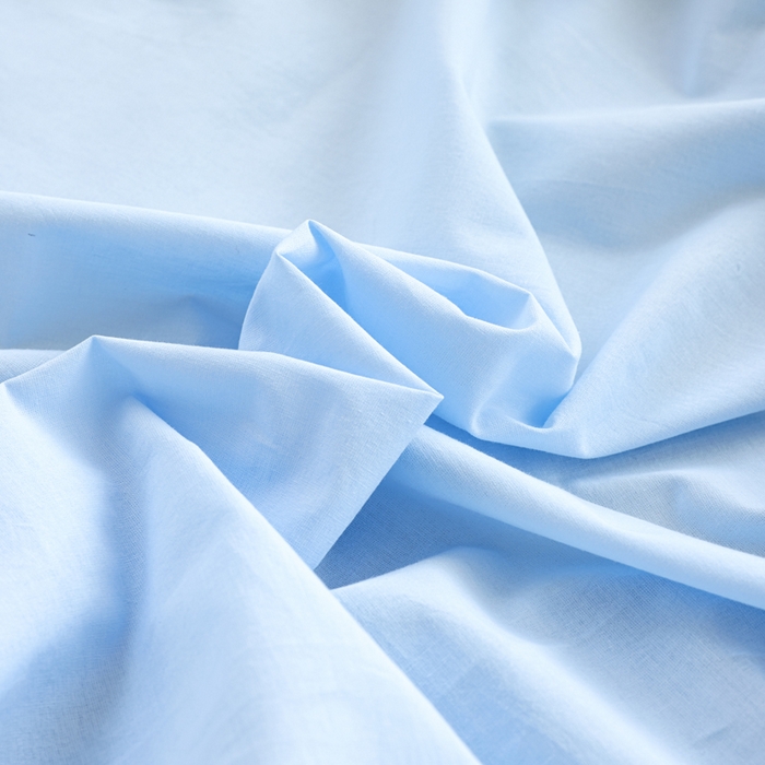 91家纺网 家纺一手货源 找家纺 2025新款全棉A类简约素色水洗棉纯棉单床笠 星空蓝