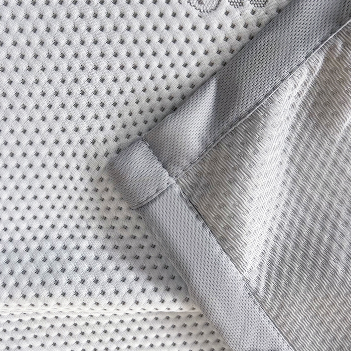 91家纺网 家纺一手货源 找家纺 2025新款A类冰豆豆提花凉席床盖 床盖款-卡皮巴拉-质感灰