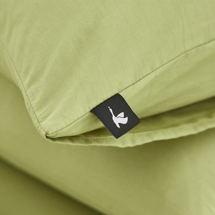 91家纺网 家纺一手货源 找家纺 （总）风向标家纺 2025新款A类40S全棉糯感大雁纹提花单品枕套