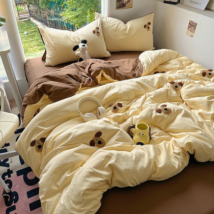 91家纺网 家纺一手货源 找家纺 （总）耀达家居 2025新款A类水洗棉毛巾绣四件套