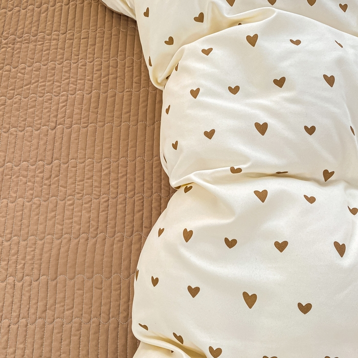 91家纺网 家纺一手货源 找家纺 2025新款针织双层纱夏被床盖四件套单夏被单床盖单品 心韵