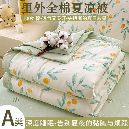 91家纺网 家纺一手货源 找家纺 （总）思雅庭 2025新款里外全棉夏被新疆棉花夏凉被空调被
