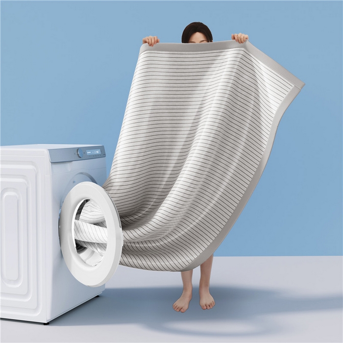 91家纺网 家纺一手货源 找家纺 2025新款清凉舒适负离子抗菌冰丝席凉席席子 抗菌灰色