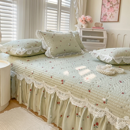 91家纺网 家纺一手货源 找家纺 （总）网红馆（ck家纺） 2025新款天丝印花夹棉床盖