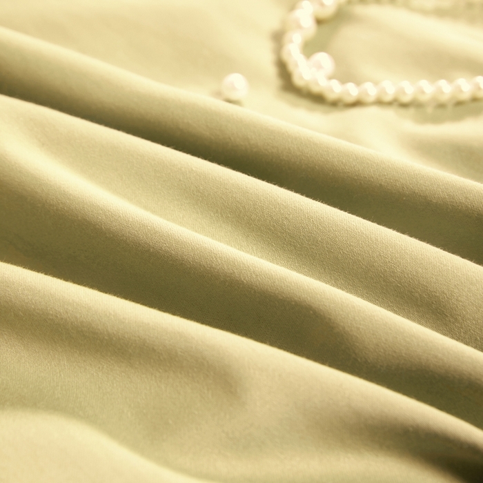 91家纺网 家纺一手货源 找家纺 秀色家纺 2024新品 A类100支双股长绒棉单品床笠 梦易-奶茶米