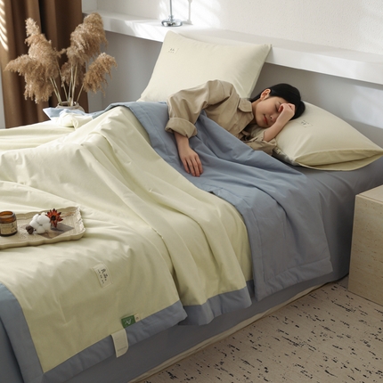 91家纺网 家纺一手货源 找家纺 （总）眠博士 2025新款A类全棉40S纯棉新疆棉大豆夏被夏凉被空调被