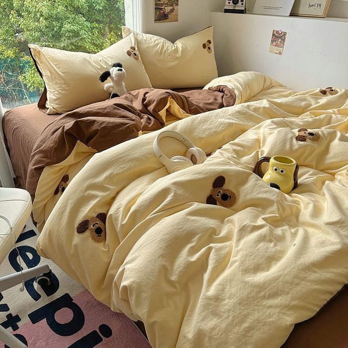 91家纺网 家纺一手货源 找家纺 （总）耀达家居 2025新款A类水洗棉毛巾绣四件套