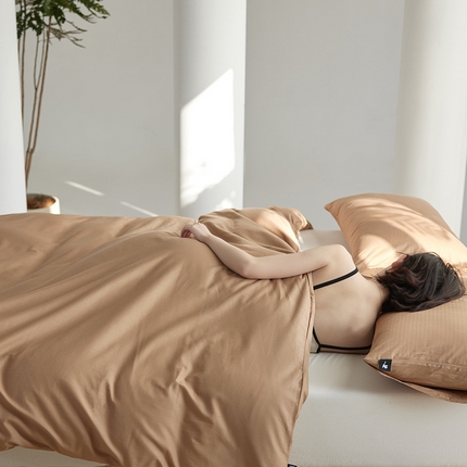 91家纺网 家纺一手货源 找家纺 （总）2025新款A类40S全棉糯感大雁纹提花单品被套