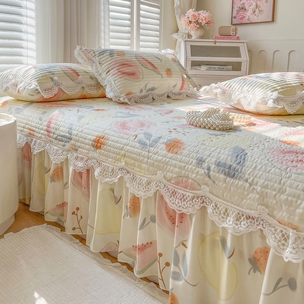 91家纺网 家纺一手货源 找家纺 （总）网红馆（ck家纺） 2025新款天丝印花夹棉床盖