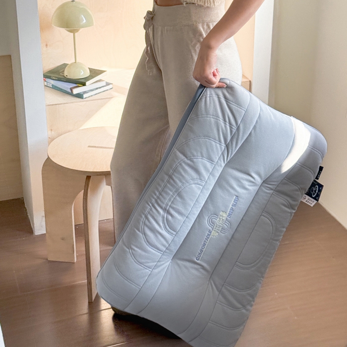 91家纺网 家纺一手货源 找家纺 伟邦枕芯 2025新款0压深睡决明子枕头枕芯 灰色48*74cm/只