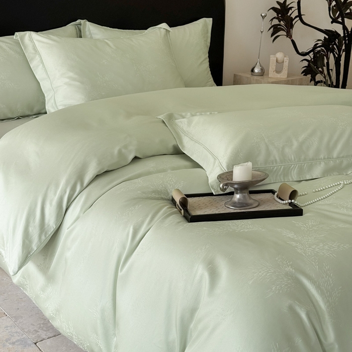 91家纺网 家纺一手货源 找家纺 （总）莱豫家纺 2025新款天丝棉提花四件套